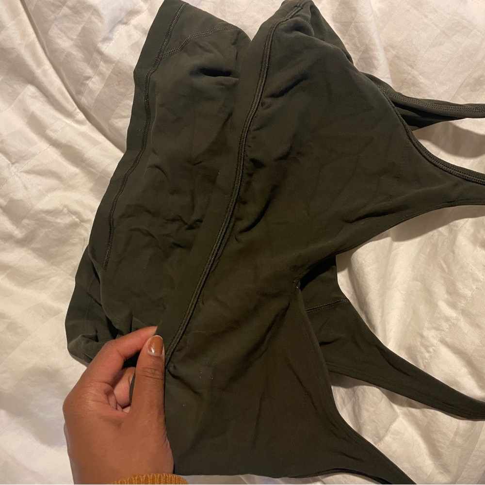 Lululemon Align Tank Olive Green Women's Tank Top - Picture 5 of 5